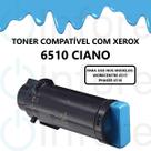 Cartucho de Toner P6510 106R03693 Ciano Compatível Impressora Phaser 6510 WorkCentre 6515