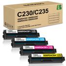 Cartucho de Toner SAIDING C230 C235 Kit 4 Cores CMYK com Chip Novo Cartucho de Toner SAIDING C230 C235 Kit 4 Cores CMYK com Chip Novo