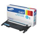 Cartucho de Toner Samsung CLT-C407S Ciano para Impressoras CLP-325W e CLX-3185FW Cartucho de Toner Samsung CLT-C407S Ciano para Impressoras CLP-325W e CLX-3185FW