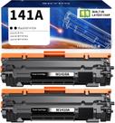 Cartucho de toner Skydo 141A preto, kit com 2 unidades para HP LaserJet