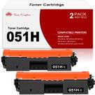 Cartucho de toner Toner Kingdom 051H preto para Canon 051