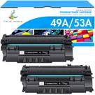 Cartucho de toner TRUE IMAGE compatível com HP 1320 Black, pacote com 2