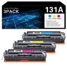 Cartucho de toner TRUINK 131A kit com 3 unidades Ciano, Magenta e Amarelo