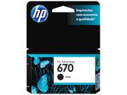 Cartucho HP 670 Preto CZ113AB 7,5ML