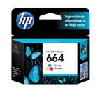 Cartucho Original HP 664 Colorido - F6V28AB