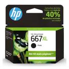 Cartucho Tinta HP 667XL Preto Original