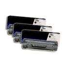 Cartucho Toner Compatível Ce278a Impressora M1536dnf Kit 3 Cartucho Toner Compatível Ce278a Impressora M1536dnf Kit 3