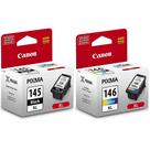 Cartuchos Canon Pg 145XL + Cl 146XL Originais Mg2410 Mg2910