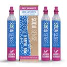 Cartuchos de CO2 Soda Sense Easy Connect 60 L - Kit com 3 unidades Cartuchos de CO2 Soda Sense Easy Connect 60 L - Kit com 3 unidades