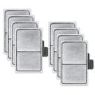 Cartuchos de filtro HiTauing, pacote 8, compatíveis com Top Fin EF-S
