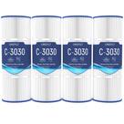 Cartuchos de Filtro para Piscina Grefilt C3030 Reemplazo Paquete de 4