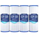 Cartuchos de Filtro para Piscina Grefilt CCP320 320 pies² Paquete de 4