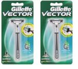 Cartuchos de Reposição Gillette Vector Compatíveis com Atra Plus 2 Unidades