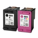 Cartuchos de tinta 2 unidades preto e colorido para HP 804