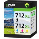 Cartuchos de tinta belietop 712XL de alto rendimento para HP DesignJet