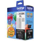 Cartuchos de tinta Brother LC2032PKS pretos de alto rendimento 550 páginas