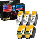 Cartuchos de tinta Cartlee compatíveis com Kodak 30XL para Hero 3.1 Hero 5.1 ESP 3.2 ESP C110 ESP C310 ESP Office 2150 ESP Office 2170