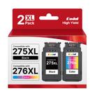 Cartuchos de Tinta Eudul 275XL 276XL Reposição para Canon 275 276