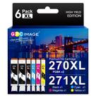 Cartuchos de tinta GPC Image PGI-270XL CLI-271XL para Canon 270 271