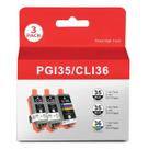 Cartuchos de tinta Greenland Office PGI-35 CLI-36 para Canon TR150