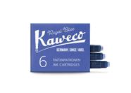 Cartuchos de tinta Kaweco Royal Blue Short International Tamanho x6