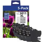 Cartuchos de Tinta Lumooe LC3011XL Kit com 5 Unidades de Alto Rendimento