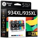 Cartuchos de Tinta Smart Ink 934XL 935XL Combo de 5 Unidades