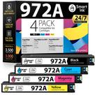 Cartuchos de tinta Smart Ink compatíveis com HP 972A (pacote com 4)