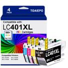 Cartuchos de tinta TOAIEPO LC401XL compatíveis com Brother LC401
