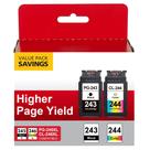 Cartuchos de tinta WEKVA PG-243/CL-244 para impressora Canon Pixma