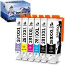 Cartuchos de Tinta XXL Doble D Canon 280 281 Paquete de 6 Colores