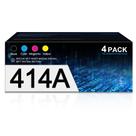 Cartuchos de toner BERRYSKY 414A, kit com 4 unidades, alto rendimento