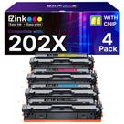 Cartuchos de toner E-Z Ink 202X de alto rendimento para HP Color Pro
