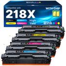 Cartuchos de toner E-Z Ink 218X, kit com 4 unidades e chip