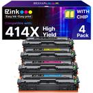 Cartuchos de toner E-Z Ink 414X compatíveis com HP Color Laserjet