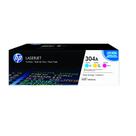 Cartuchos de toner HP 304A Ciano Magenta Amarelo Kit com 3