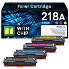 Cartuchos de toner SUDLTO 218A compatíveis com HP 218A, pacote com 4