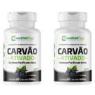 Carvão Carbono Ativo Vegetal 120 Cápsulas 500mg Purificado Natural Carvão Carbono Ativo Vegetal 120 Cápsulas 500mg Purificado Natural