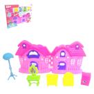 Casa / casinha com moveis loving family sweet house 6 pecas