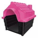 Casa Casinha De Cachorro Plástica Desmontável N3 Média Rosa