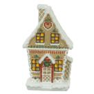 Casa chaminé gingerbread c/ led - 20cm