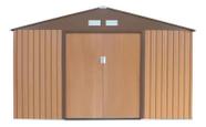 Casa Container Aco Galvanizado 191x340x210 Cm Marrom