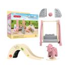 Casa De Bonecas Em Miniatura Cozinha Mesa De Jantar Banheiro Fingir Jogar Móveis Brinquedos Para