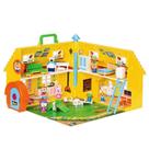 Casa de Brinquedo Samjin Pororo com 6 Figuras de Personagens