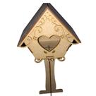 Casa De Passarinho Mdf Cru 13x15x22cm 943 Casa De Passarinho Mdf Cru 13x15x22cm 943