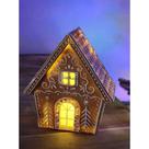 Casa Decorativa em Resina Gingerbread com LED Casa Decorativa em Resina Gingerbread com LED