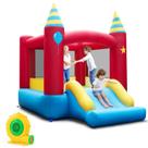 Casa Inflável de Pula-Pula BOUNTECH com Escorregador 260x189x206 cm
