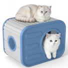 Casa para Gatos Externa DRATO em Resina Impermeável com Design de Câmera