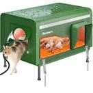 Casa para Gatos Pawtners 66 cm XL com Aquecimento e Isolamento para Área Externa