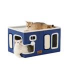 Casa para Gatos ZOMISIA Extra-Larga - Azul Marinho